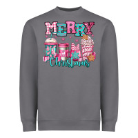 Storm merry christmas pink coffee cups Heavyweight Sweatshirt - Jasminsmagicworld