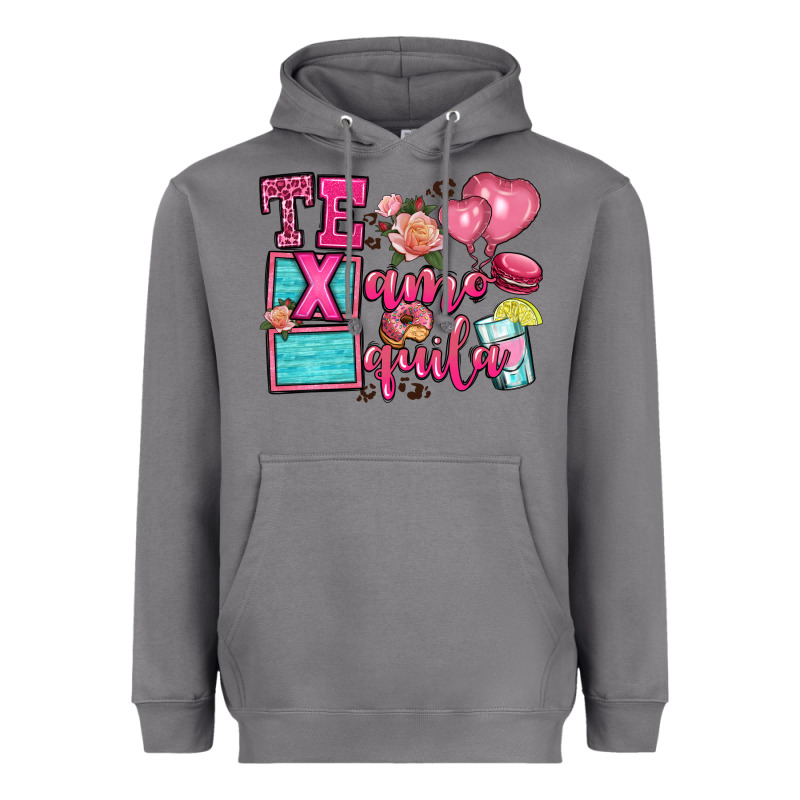 Te Quila Te Amo Heavyweight Hoodie by OliviaCreatesArt | Teevron