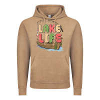 Vintage Coffee lake life Vintage Hoodie - MaliasSmallBusiness