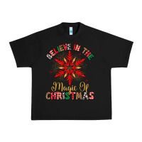 Black believe in the magic of christmas Urban Heavy Tee - MaliasSmallBusiness