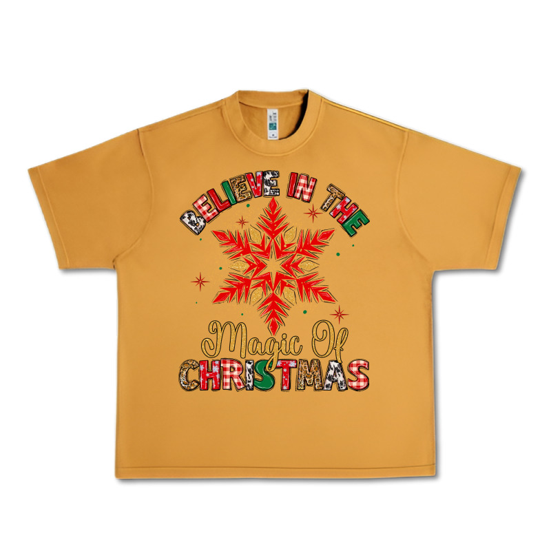 Believe In The Magic Of Christmas Urban Heavy Tee by MaliasSmallBusiness | Teevron