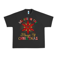 Pigment Black believe in the magic of christmas Urban Heavy Tee - MaliasSmallBusiness