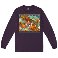 Plum Fall heifer cow Long Sleeve Tee - RanaPortraitStore