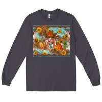 Smoke Fall heifer cow Long Sleeve Tee - RanaPortraitStore