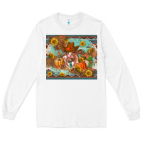 White Fall heifer cow Long Sleeve Tee - RanaPortraitStore