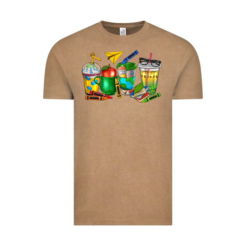 Teacher Coffee Cups Vintage Tee by NancyCooperArtShop | Teevron