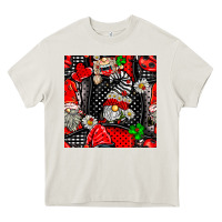 Ladybug Gnomes Seamless Pattern Heavy Core Tee | Teevron