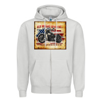 Dove Grey old indians never die Zipper Hoodie - TumblerDesignByShophia