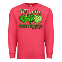 Cardinal St. Patrick's Not lucky simply blessed Premium Sweatshirt - OliviaCreatesArt