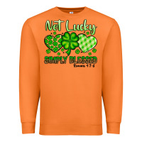 Carrot St. Patrick's Not lucky simply blessed Premium Sweatshirt - OliviaCreatesArt