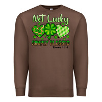Chestnut St. Patrick's Not lucky simply blessed Premium Sweatshirt - OliviaCreatesArt