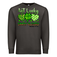 Smoke St. Patrick's Not lucky simply blessed Premium Sweatshirt - OliviaCreatesArt