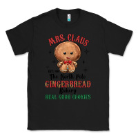 Black mrs claus the north pole gingerbread bakery real g Classic Tee - MaliasSmallBusiness