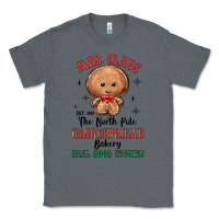 Charcoal Heather mrs claus the north pole gingerbread bakery real g Classic Tee - MaliasSmallBusiness