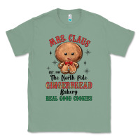 Sage mrs claus the north pole gingerbread bakery real g Classic Tee - MaliasSmallBusiness