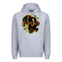 Heather Grey Hope black history Premium Hoodie - HowdyJamesFarm