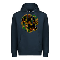 Navy Hope black history Premium Hoodie - HowdyJamesFarm