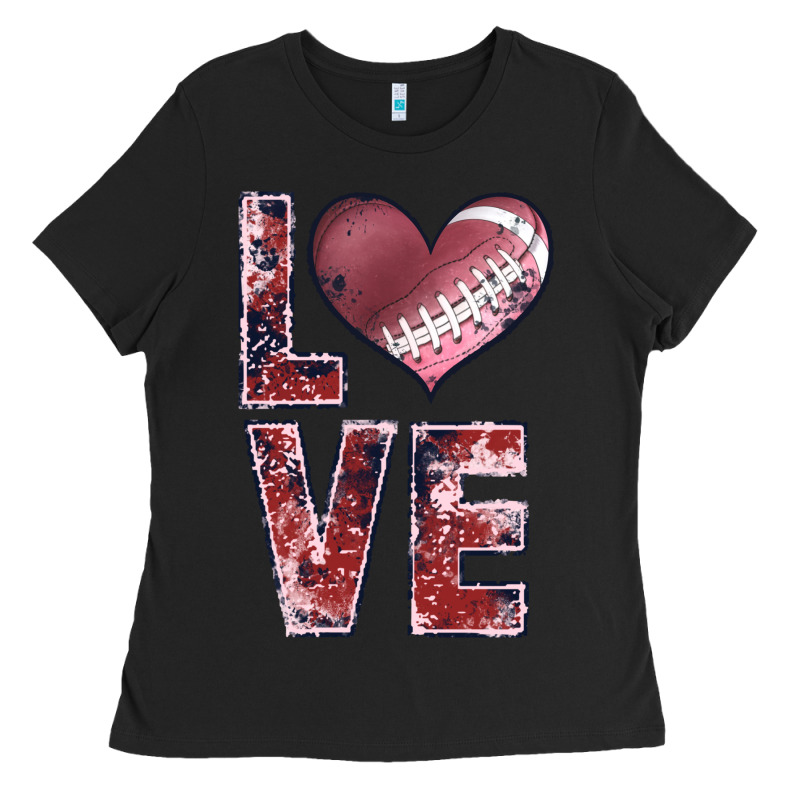 Football Love Ladies Tee by JahusDesignShop | Teevron