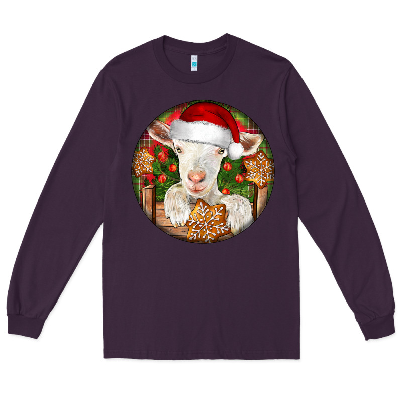 Baby Cashmere Goat Christmas Long Sleeve Tee by LillyAllenDesigns | Teevron