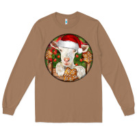 Toasted Coconut Baby Cashmere Goat Christmas Long Sleeve Tee - LillyAllenDesigns