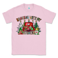 Bubblegum Pink hanging with my gnomies Classic Tee - CowhideDigitalArt