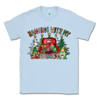 Dusty Blue hanging with my gnomies Classic Tee - CowhideDigitalArt