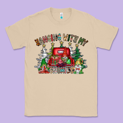 Hanging With My Gnomies Classic Tee Designed By Cowhidedigitalart