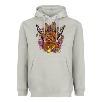 Moon Dust mardi gras cow Heavyweight Hoodie - OliviaCreatesArt