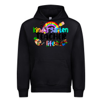 Black Kindergarten Teacher Life Urban Hoodie - LillyAllenDesigns