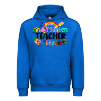 Cobalt Kindergarten Teacher Life Urban Hoodie - LillyAllenDesigns