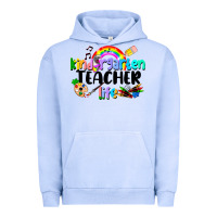 Pigment Grape Ice Kindergarten Teacher Life Urban Hoodie - LillyAllenDesigns