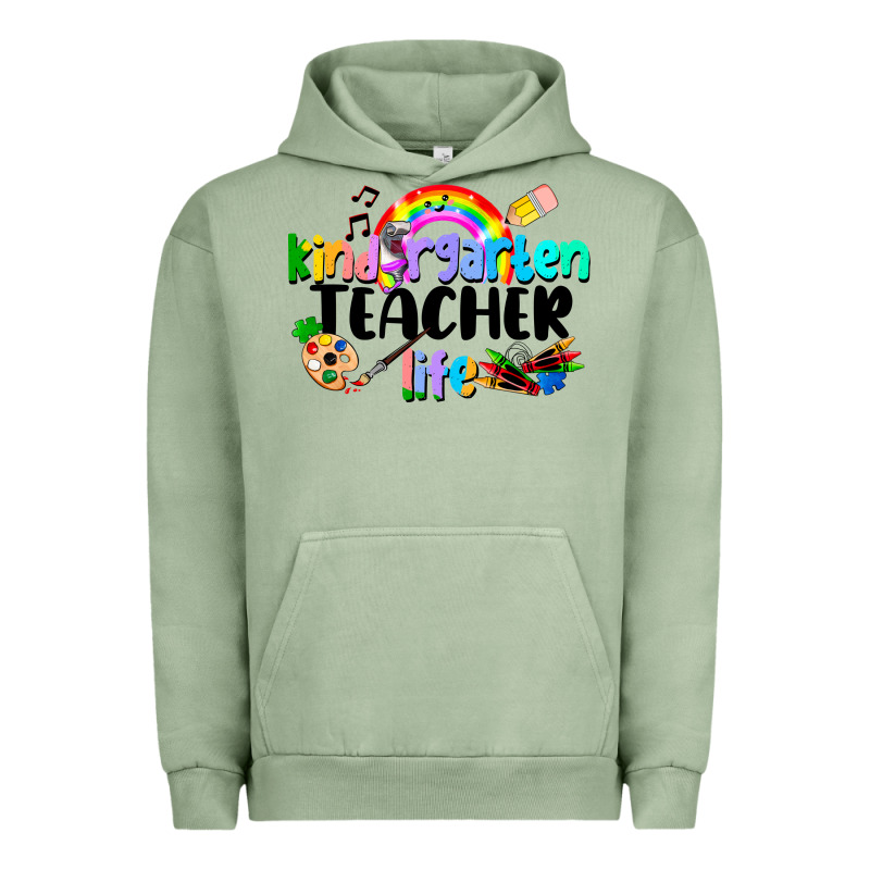 Kindergarten Teacher Life Urban Hoodie by LillyAllenDesigns | Teevron
