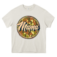 Cream mama   camouflage Heavy Core Tee - JahusDesignShop