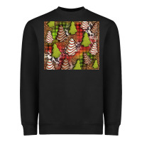 Black Christmas cakes western Heavyweight Sweatshirt - Jasminsmagicworld