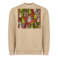 Mushroom Christmas cakes western Heavyweight Sweatshirt - Jasminsmagicworld