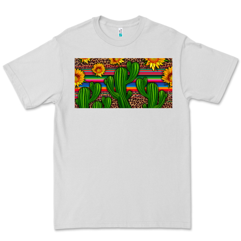 Sunflowers And Cactus License Plate Premium Tee by Artiststas | Teevron