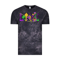 Cloud Black mardi gras love Vintage Tee - JahusDesignShop