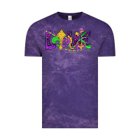 Cloud Purple mardi gras love Vintage Tee - JahusDesignShop