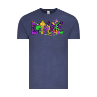 Vintage Denim mardi gras love Vintage Tee - JahusDesignShop