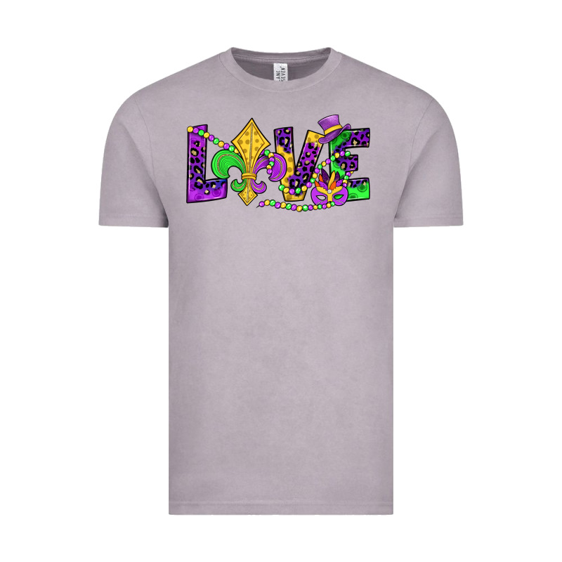 Mardi Gras Love Vintage Tee by JahusDesignShop | Teevron