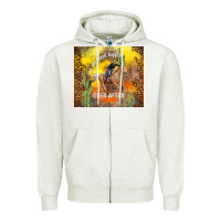 Oatmeal Heather and she lived happily ever after Zipper Hoodie - TumblerDesignByShophia