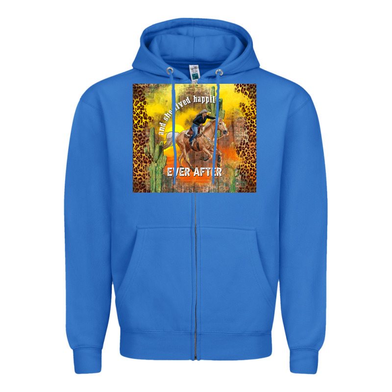 And She Lived Happily Ever After Zipper Hoodie by TumblerDesignByShophia | Teevron