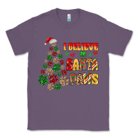 Lavender i believe in santa paws Classic Tee - MaliasSmallBusiness