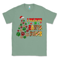 Sage i believe in santa paws Classic Tee - MaliasSmallBusiness