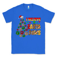 True Royal i believe in santa paws Classic Tee - MaliasSmallBusiness