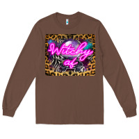 Chestnut Witchy Af Crystal Ball Long Sleeve Tee - LillyAllenDesigns