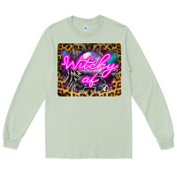 Matcha Witchy Af Crystal Ball Long Sleeve Tee - LillyAllenDesigns
