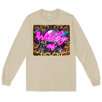 Mushroom Witchy Af Crystal Ball Long Sleeve Tee - LillyAllenDesigns
