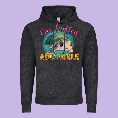 Im Turtley Adorable Vintage Hoodie Designed By Nancycooperartshop