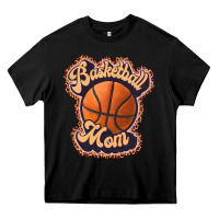 Black basketball mom Heavy Core Tee - JahusDesignShop